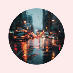 Foto op wandcirkel: behangsticker