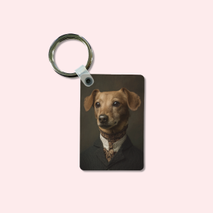 Sleutelhanger Hout Rechthoek